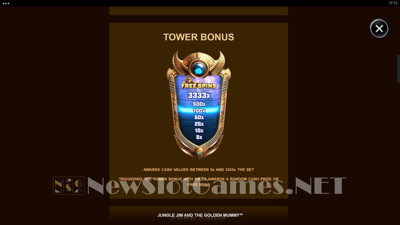 Jungle Jim and the Golden Mummy Slot Slot Image in Demo - pic. 7
