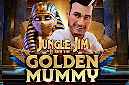 Jungle Jim and the Golden Mummy Slot Logo