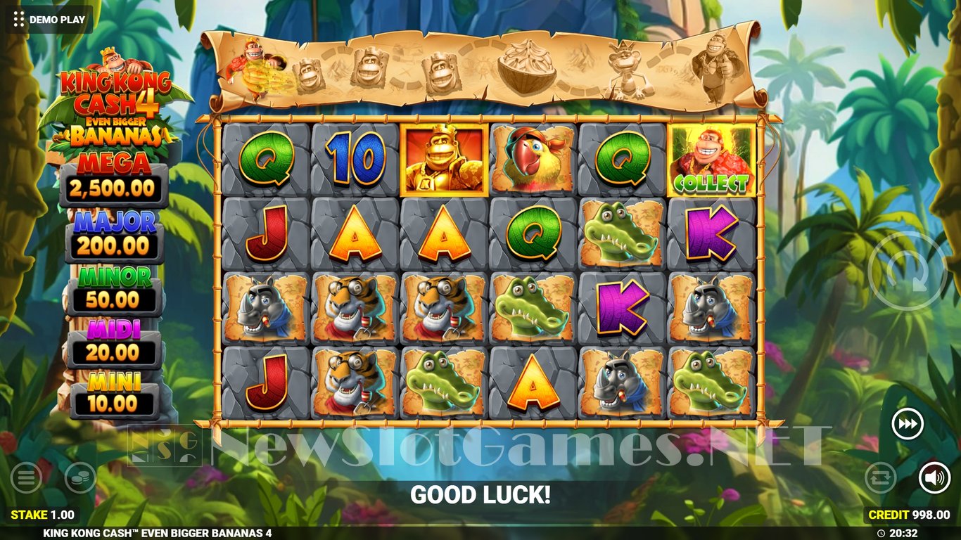 King Kong Cash Even Bigger Bananas 4 Slot Slot Image in Demo - pic. 3