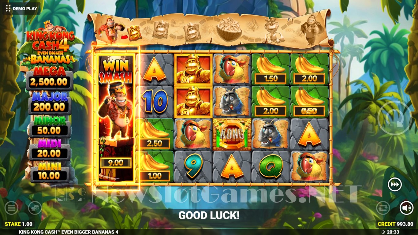 King Kong Cash Even Bigger Bananas 4 Slot Slot Image in Demo - pic. 5