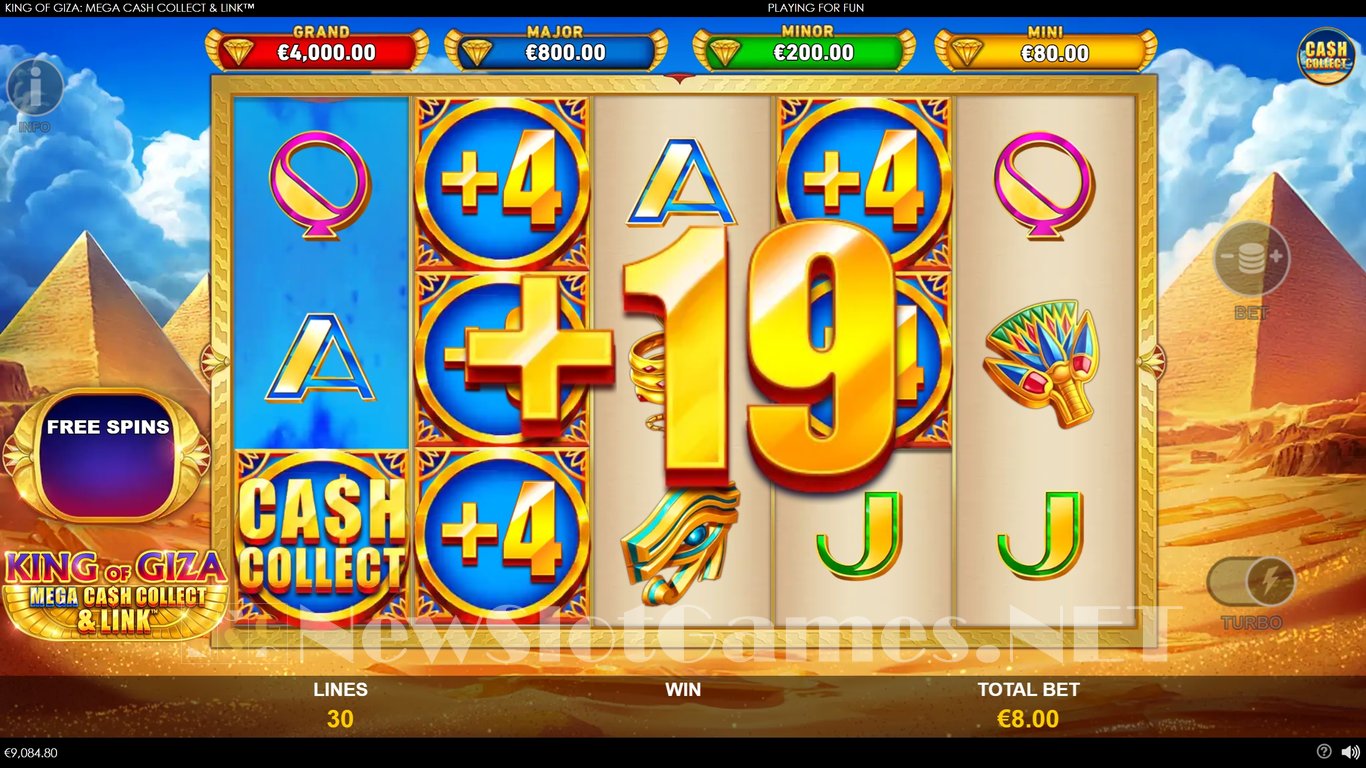 King of Giza Mega Cash Collect & Link Slot Slot Image in Demo - pic. 7
