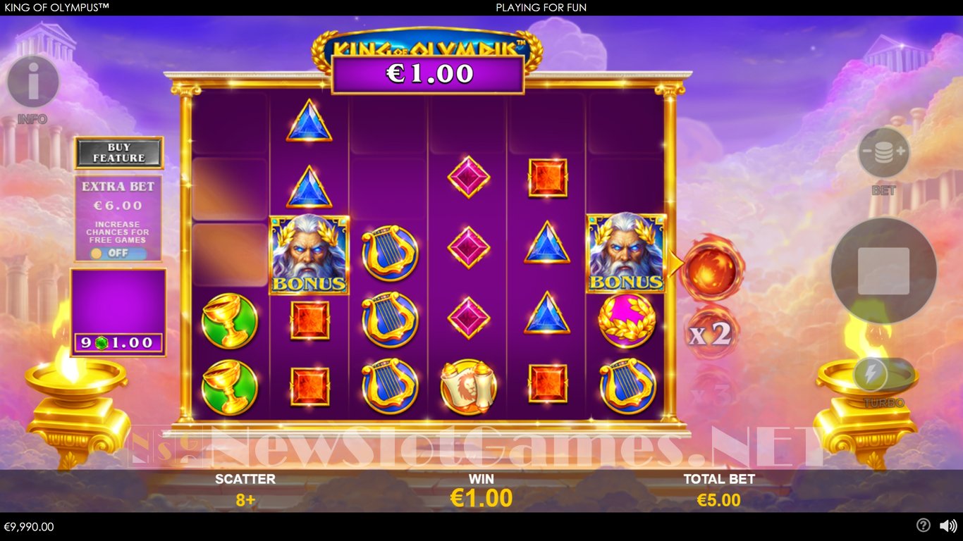 King of Olympus Slot Slot Image in Demo - pic. 2