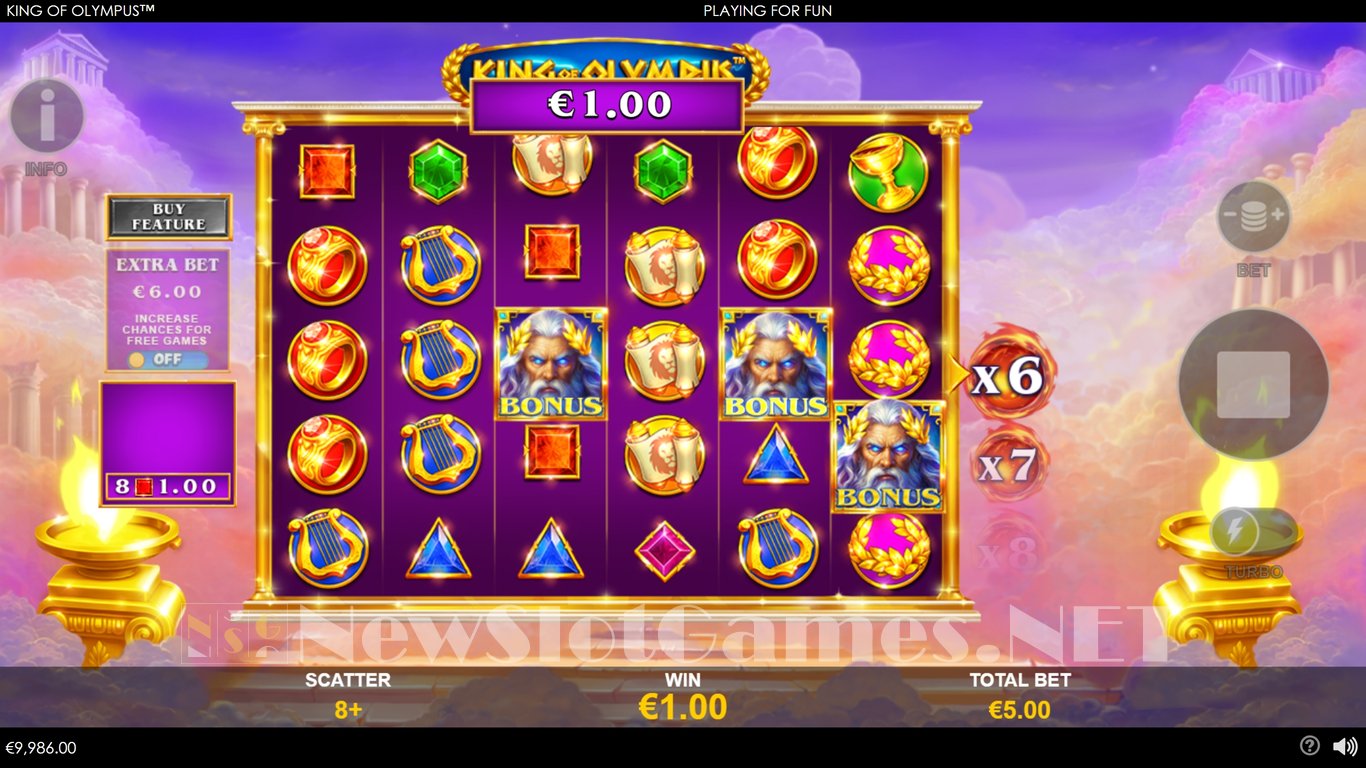 King of Olympus Slot Slot Image in Demo - pic. 3
