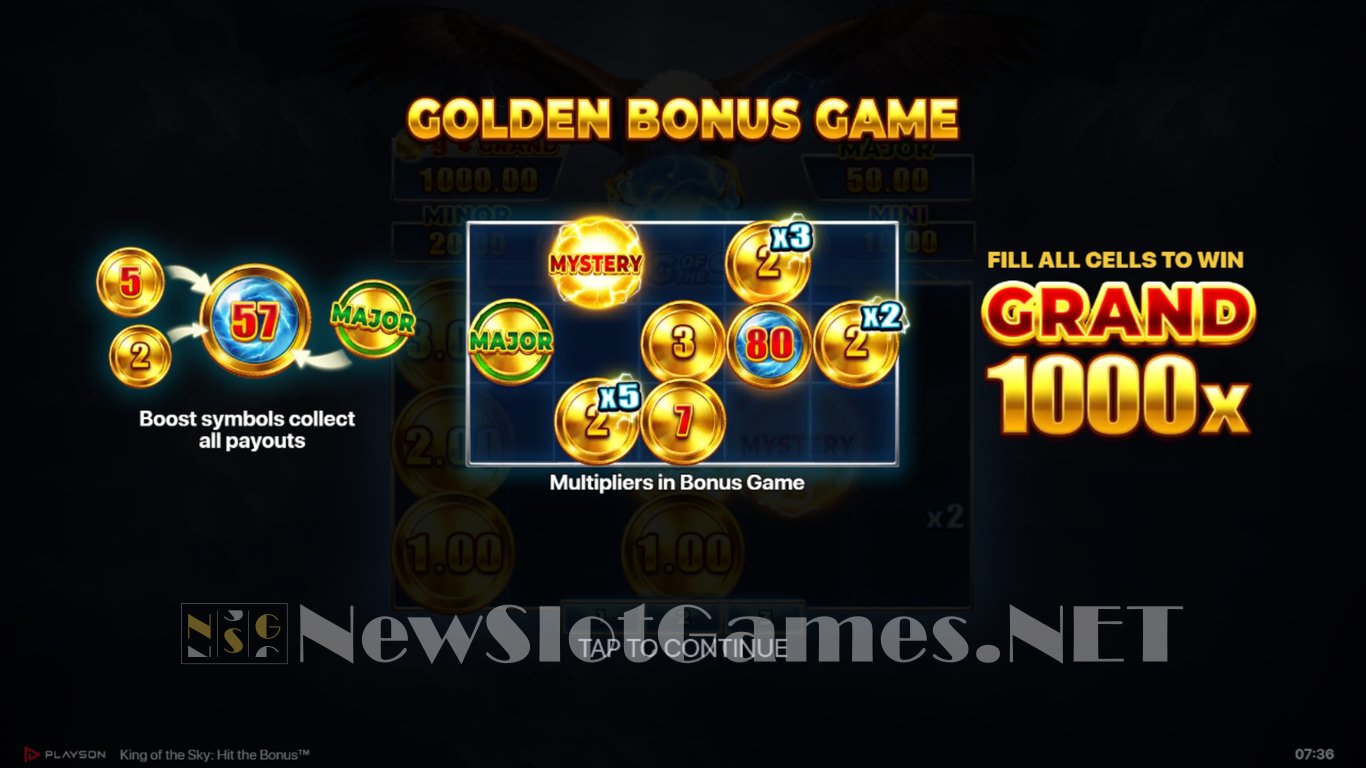 King of the Sky Hit the Bonus Slot Slot Image in Demo - pic. 6