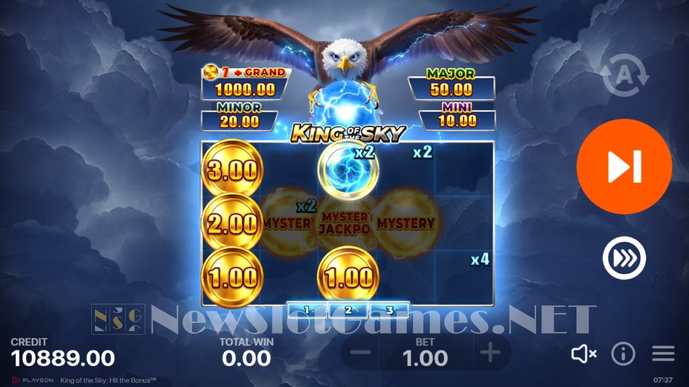 King of the Sky Hit the Bonus Slot Slot Image in Demo - pic. 7