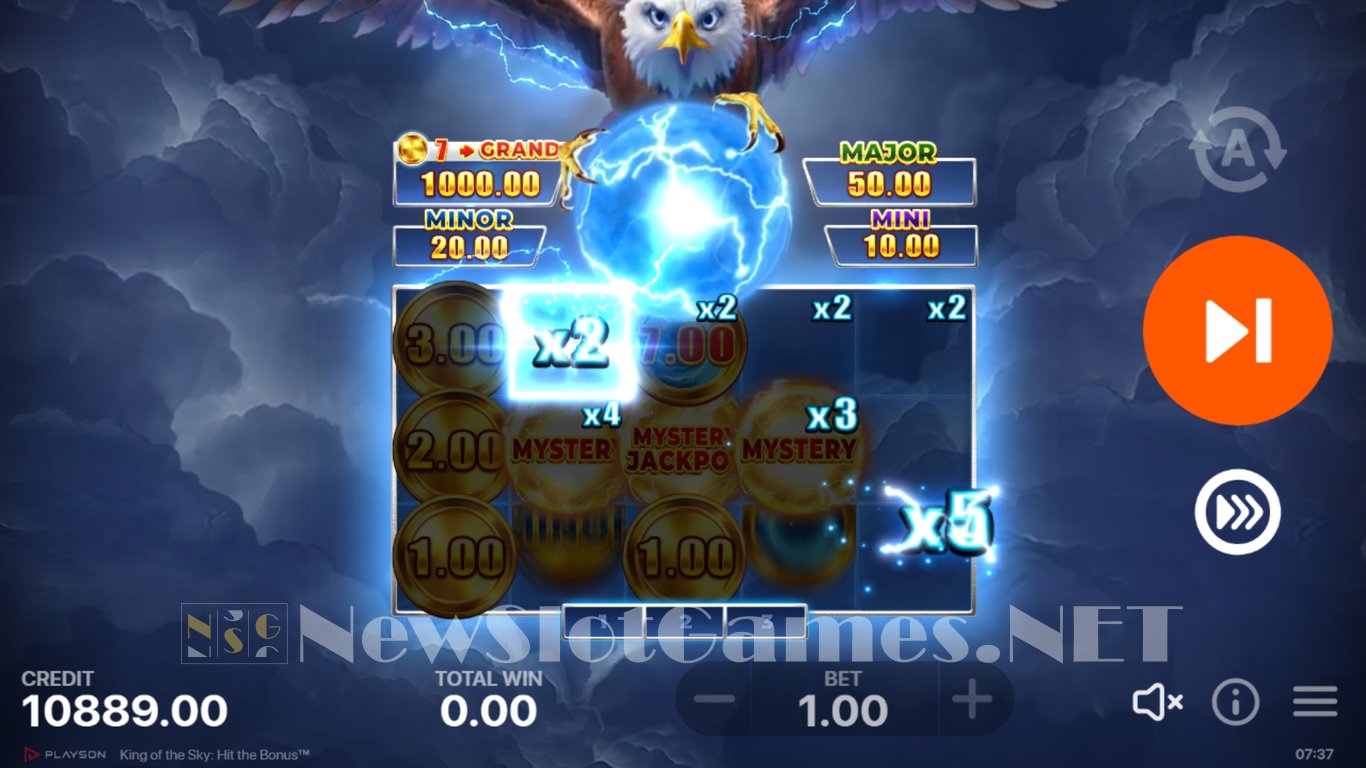 King of the Sky Hit the Bonus Slot Slot Image in Demo - pic. 8