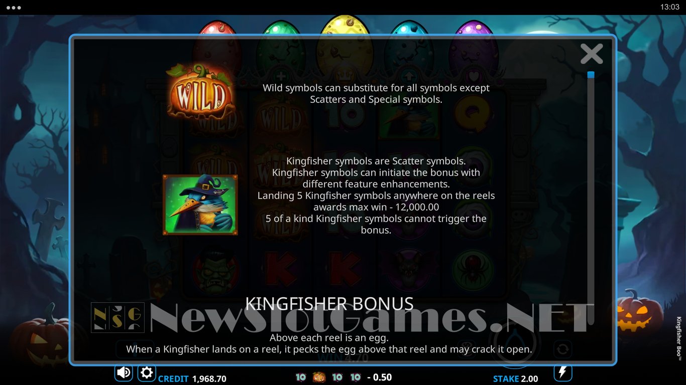 Kingfisher Boo! Slot Slot Image in Demo - pic. 4