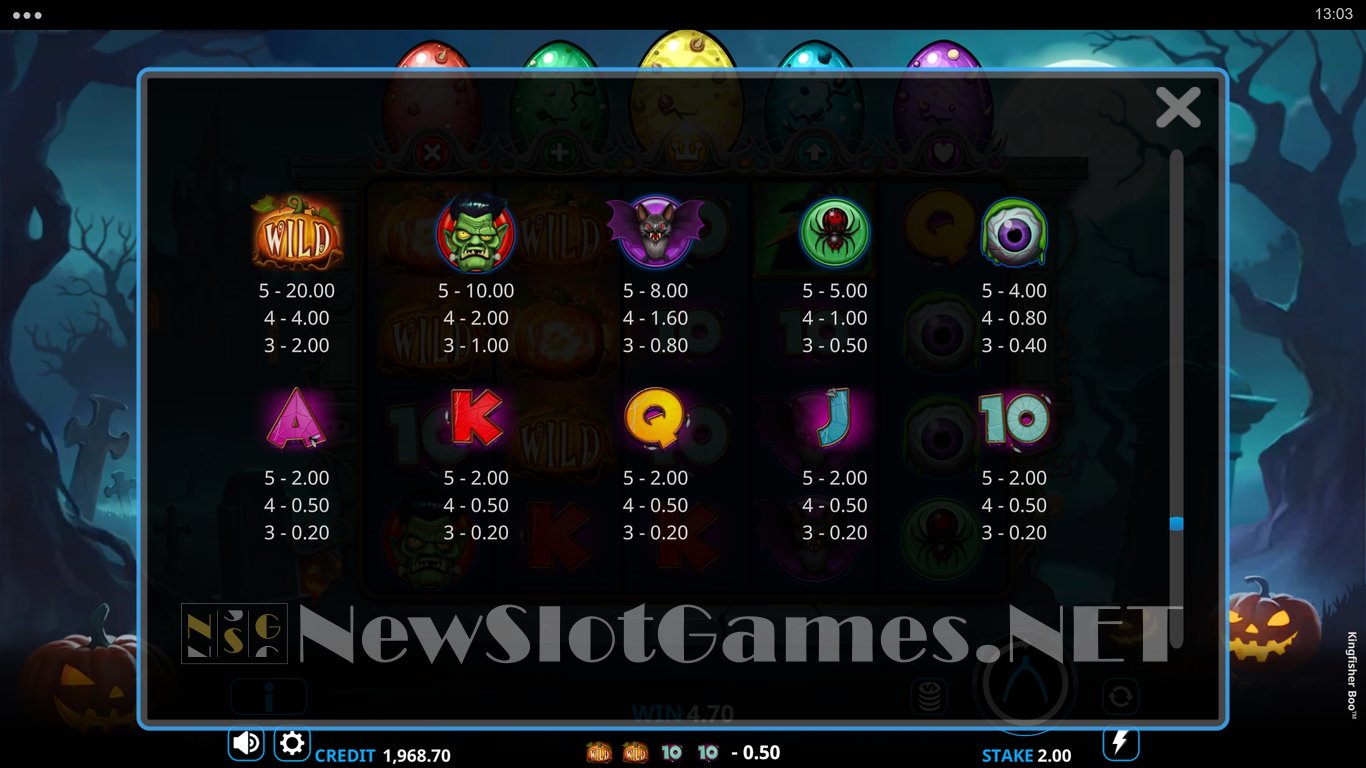 Kingfisher Boo! Slot Slot Image in Demo - pic. 5