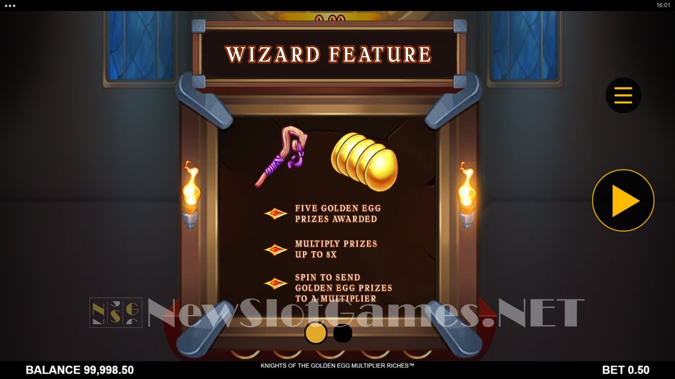 Knights of the Golden Egg Multiplier Riches Slot Slot Image in Demo - pic. 4