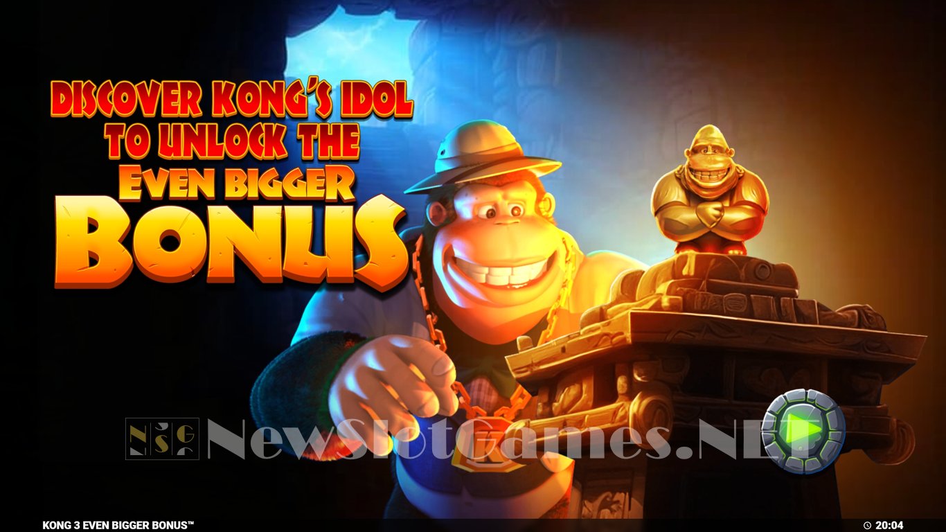 Kong 3 Even Bigger Bonus Slot Demo Image