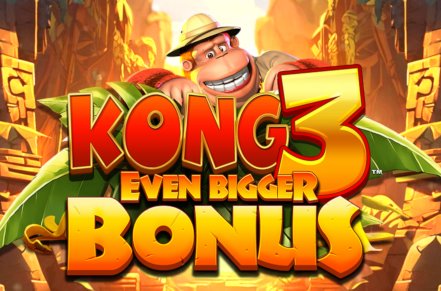 Kong 3 Even Bigger Bonus Slot Logo