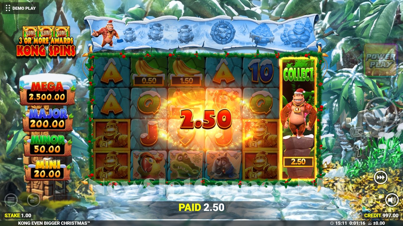 Kong Even Bigger Christmas Slot Slot Image in Demo - pic. 3