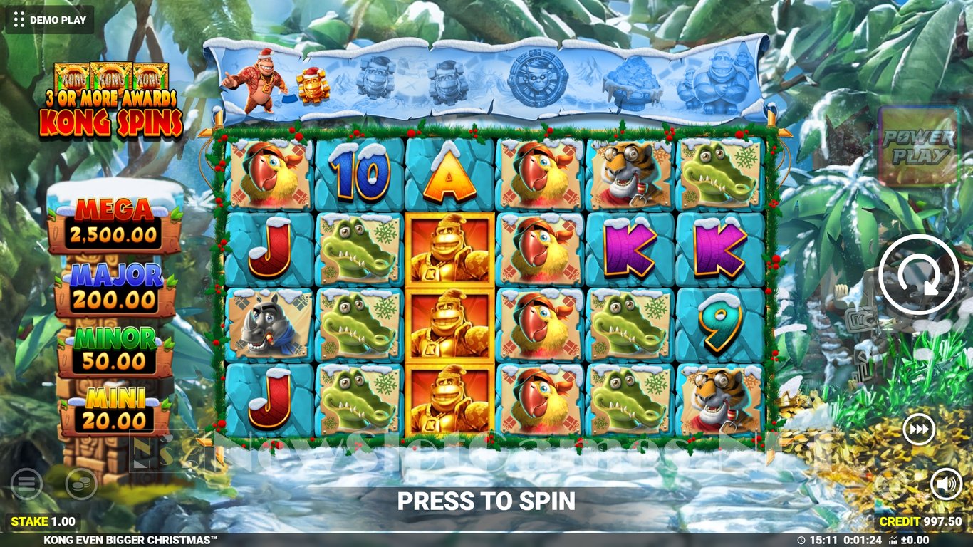 Kong Even Bigger Christmas Slot Slot Image in Demo - pic. 5