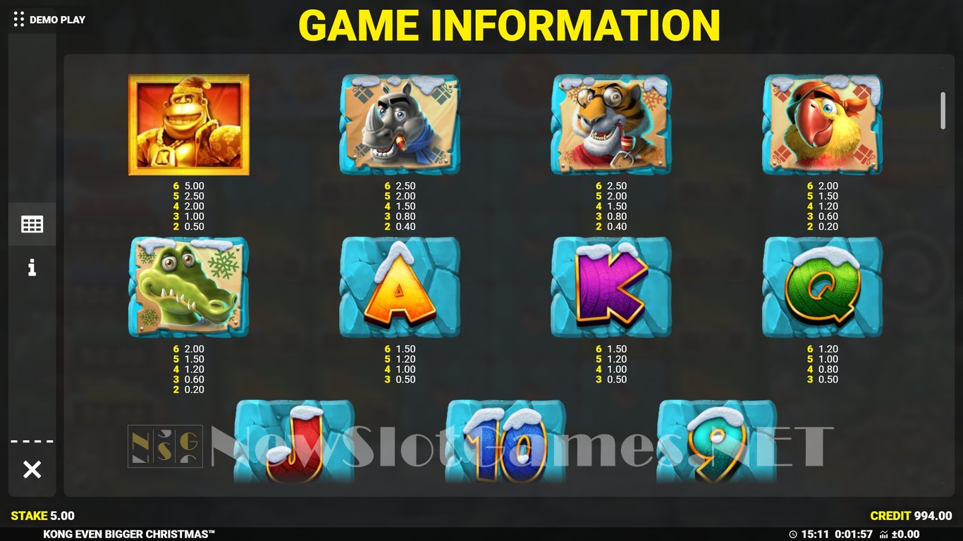 Kong Even Bigger Christmas Slot Slot Image in Demo - pic. 7