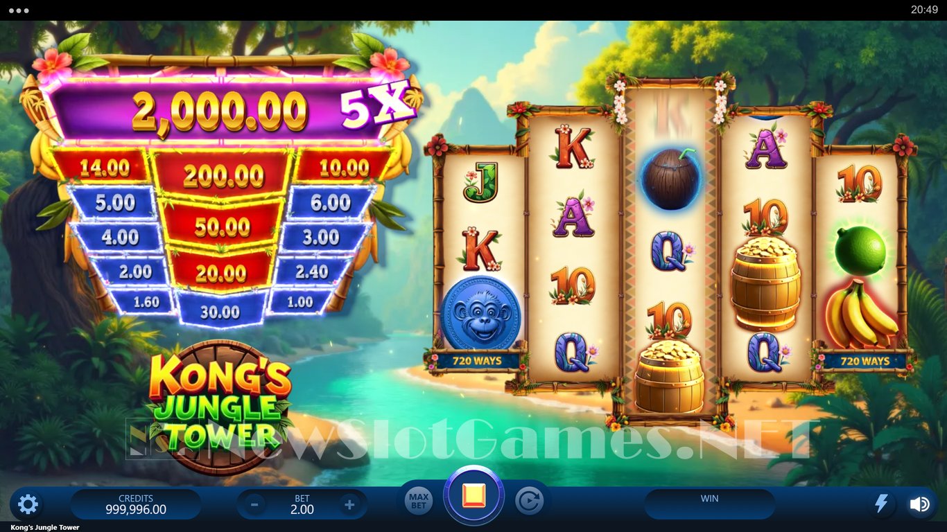 Kongs Jungle Tower Slot Demo Image