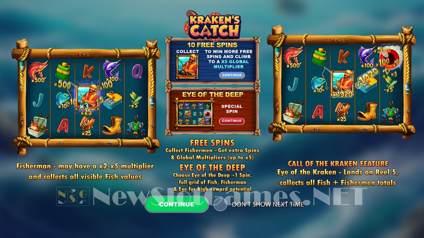 Krakens Catch Slot Demo Image