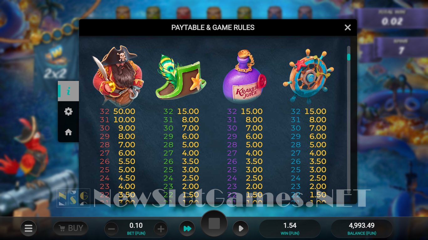 Krakens Cove Slot Slot Image in Demo - pic. 18