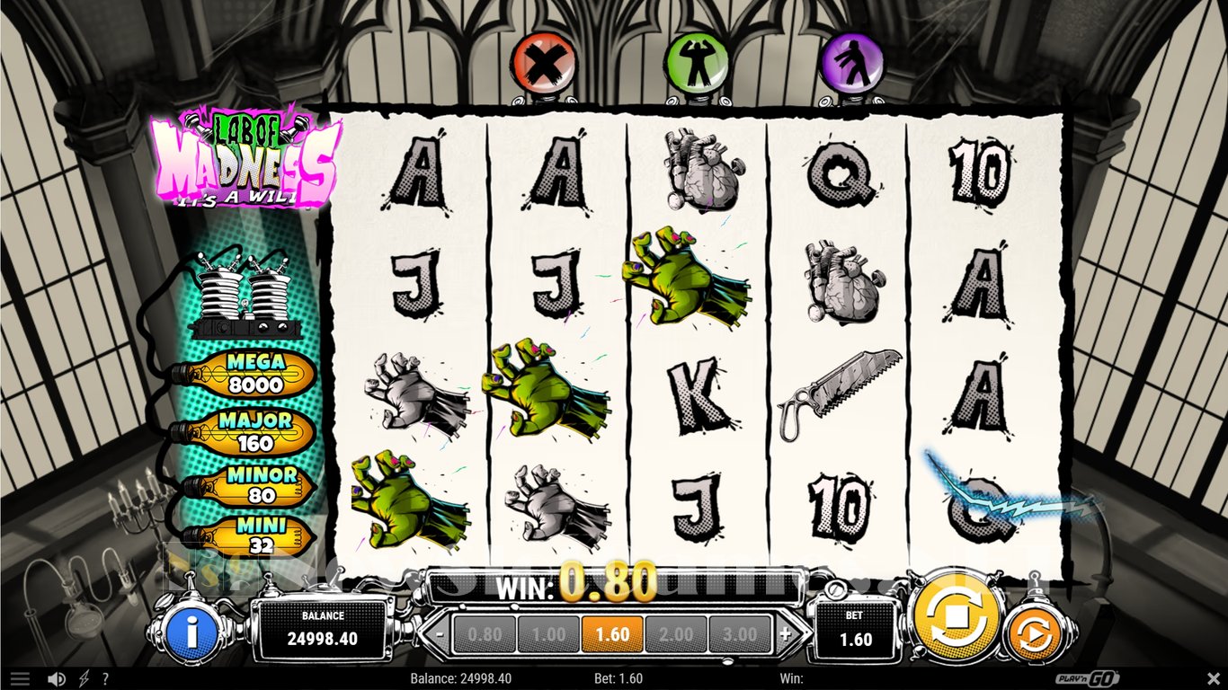 Lab of Madness Its A Wild! Slot Slot Image in Demo - pic. 2