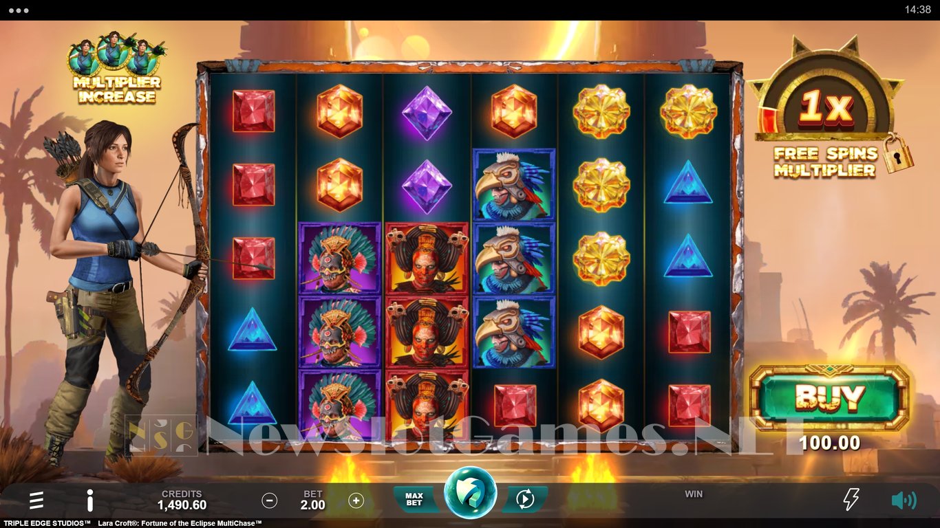 Lara Croft Fortune of the Eclipse MultiChase Slot Slot Image in Demo - pic. 2