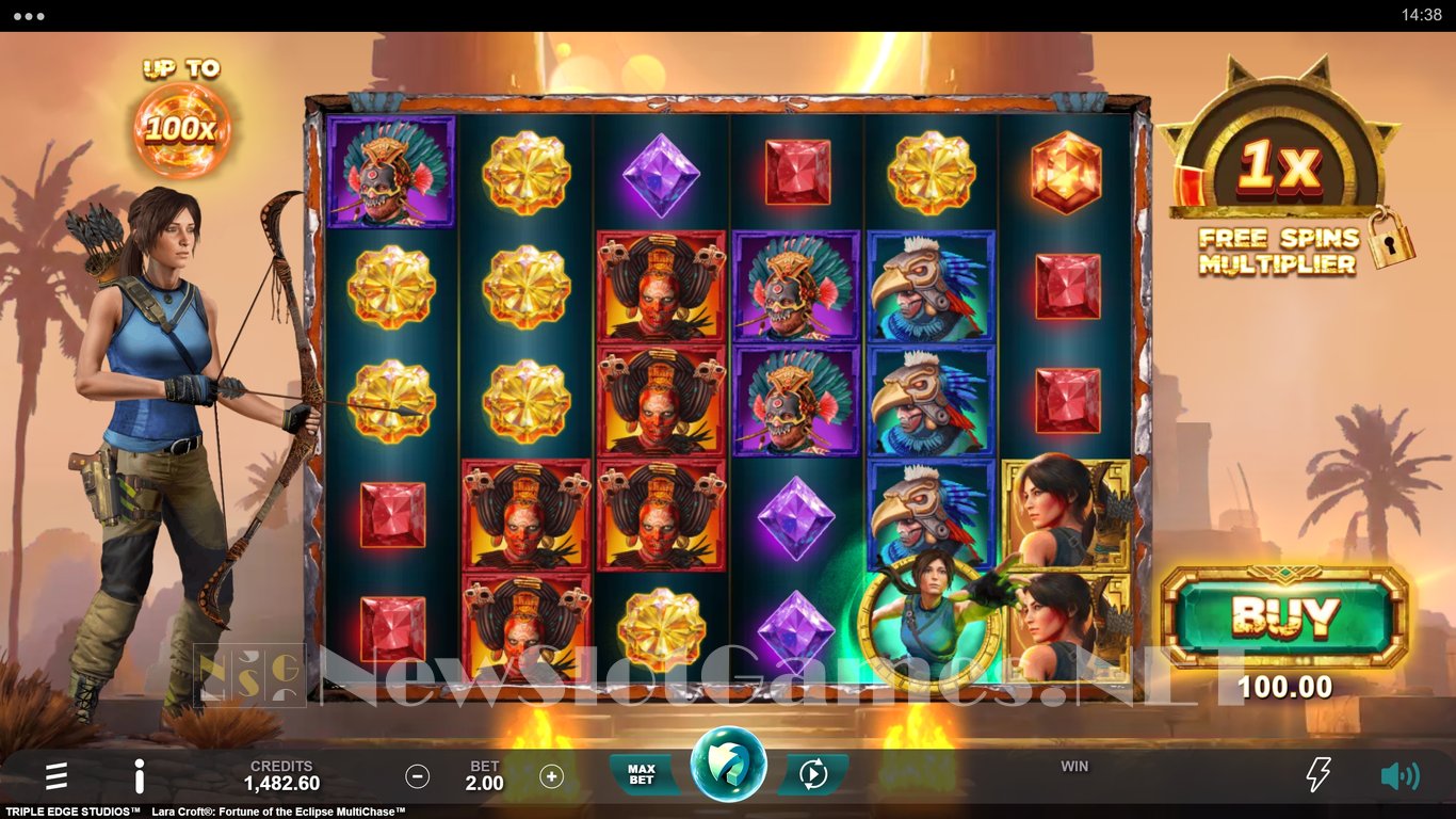 Lara Croft Fortune of the Eclipse MultiChase Slot Slot Image in Demo - pic. 3