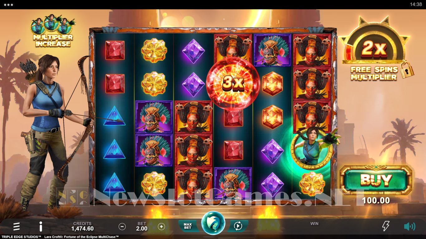 Lara Croft Fortune of the Eclipse MultiChase Slot Slot Image in Demo - pic. 4