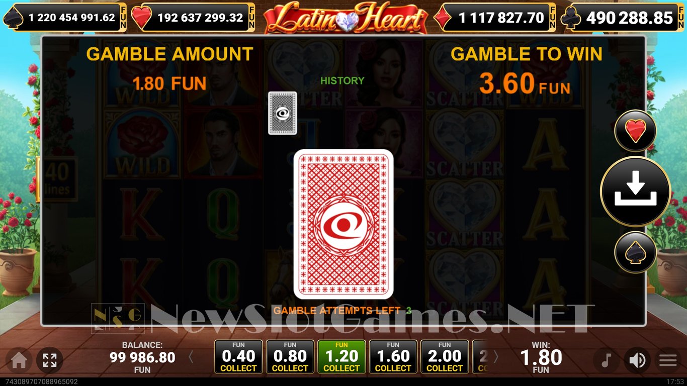 Latin Heart Slot Slot Image in Demo - pic. 6