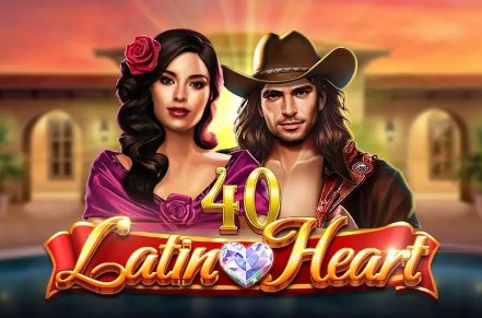 Latin Heart Slot Logo