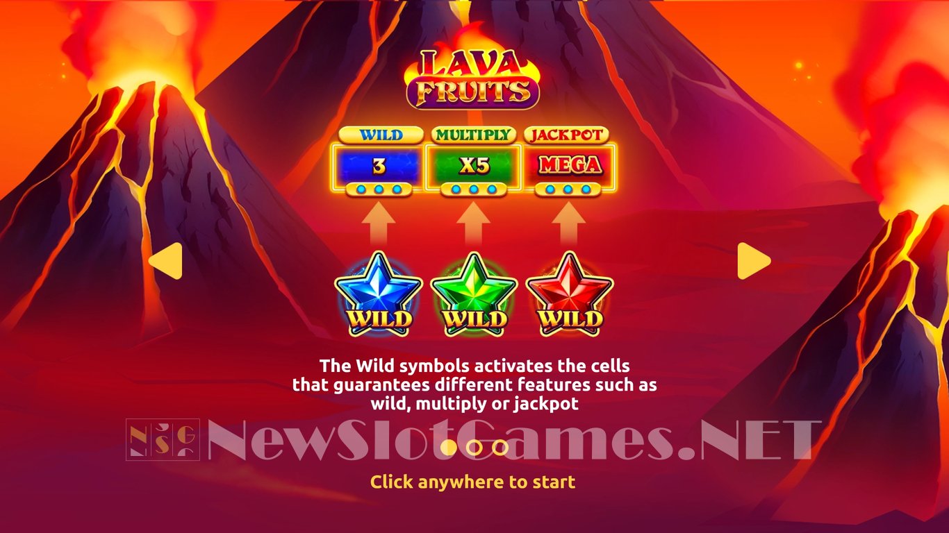 Lava Fruits Slot Demo Image