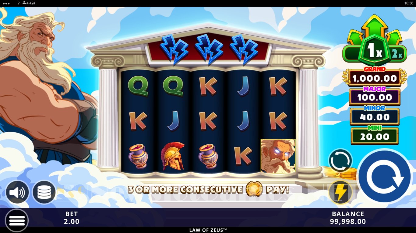 Law of Zeus Slot Demo Image