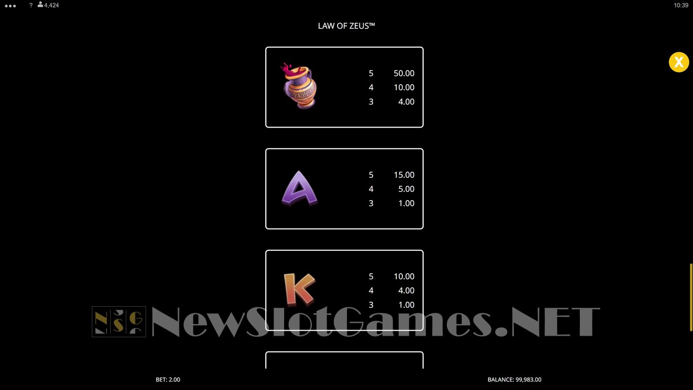 Law of Zeus Slot Slot Image in Demo - pic. 7