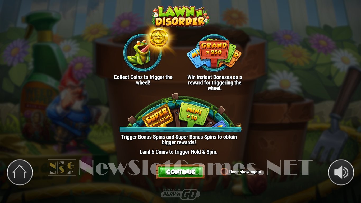 Lawn n Disorder Slot Demo Image