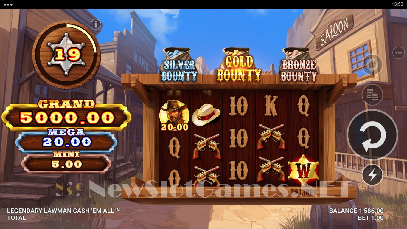 Legendary Lawman Cash Em All Slot Slot Image in Demo - pic. 3