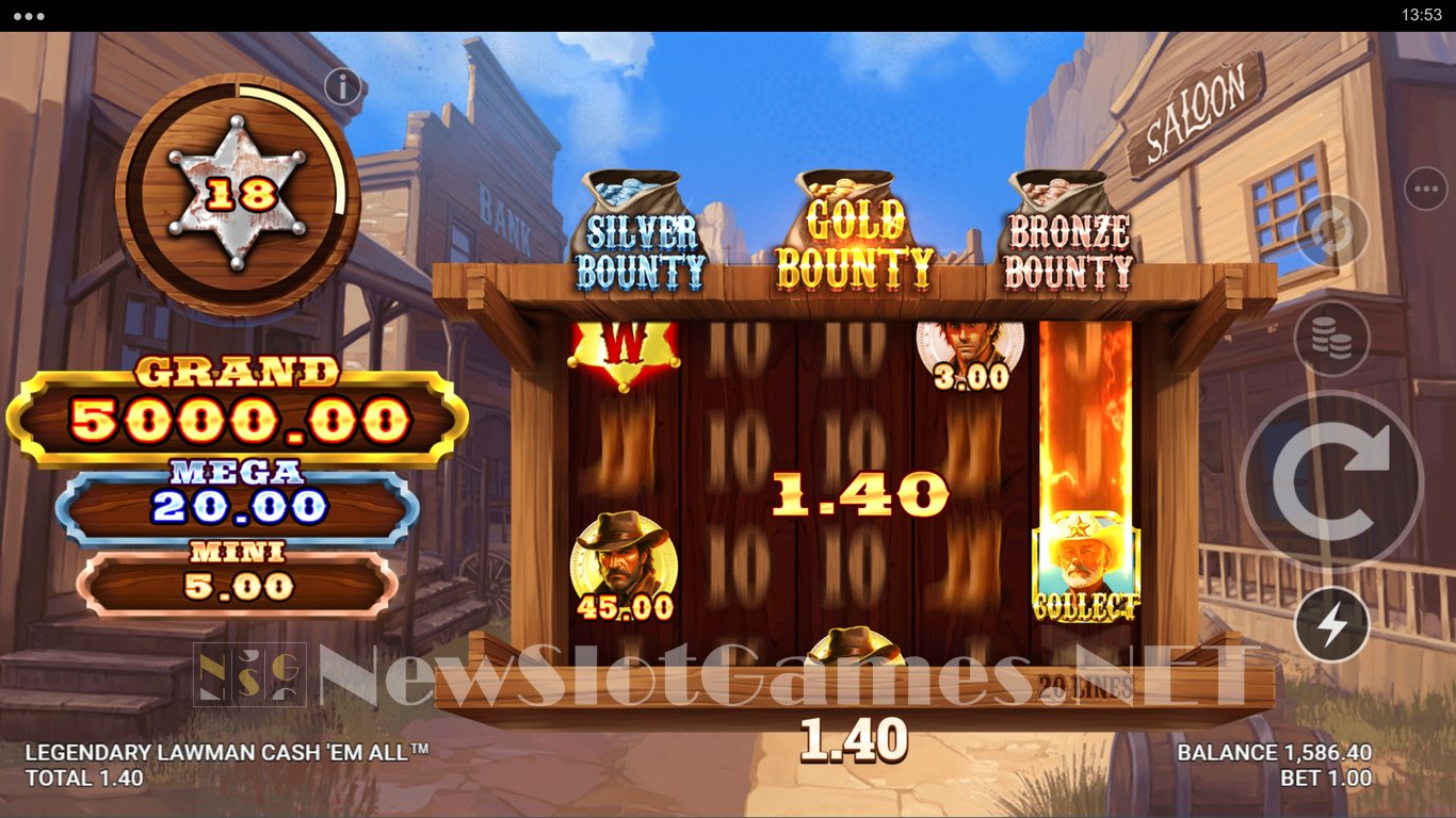Legendary Lawman Cash Em All Slot Slot Image in Demo - pic. 4