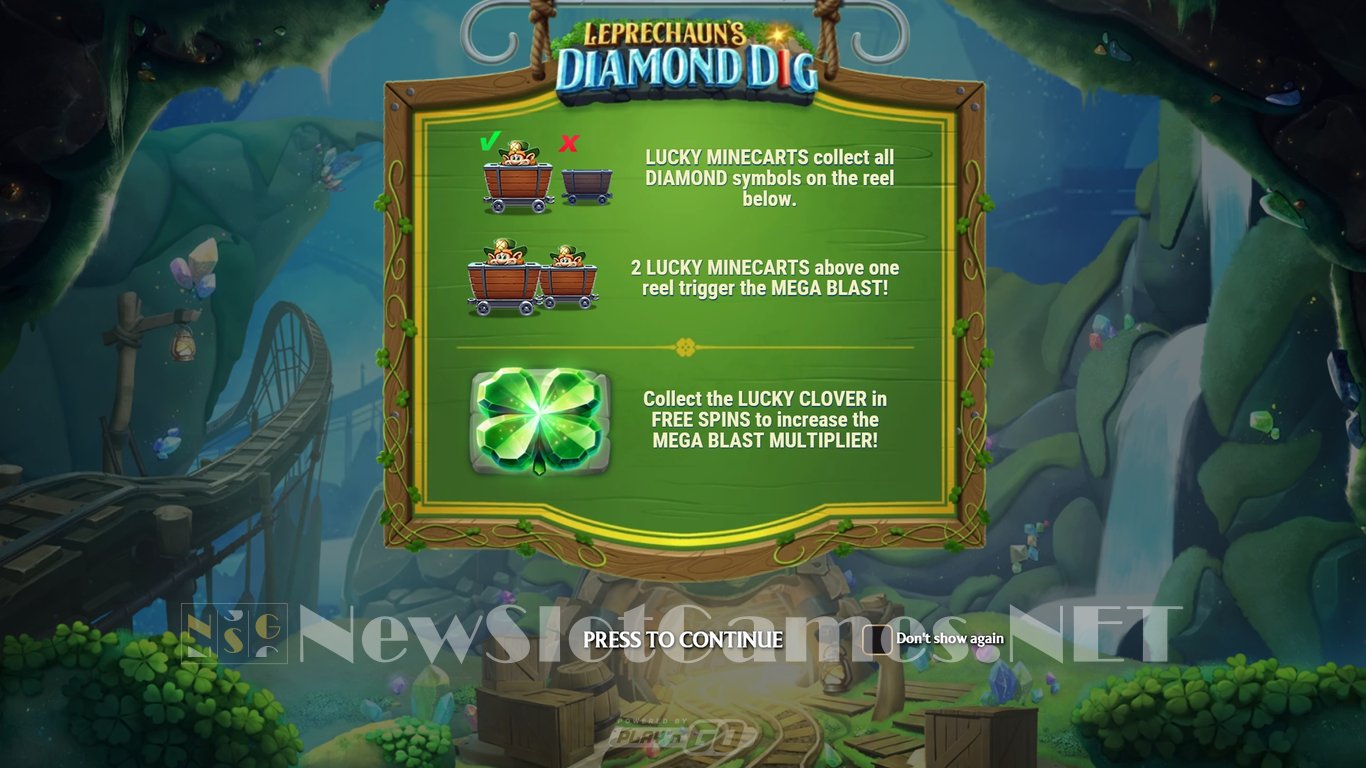 Leprechauns Diamond Dig Slot Demo Image