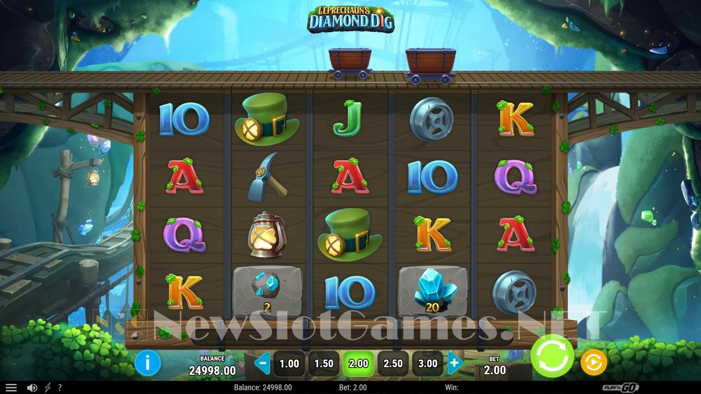 Leprechauns Diamond Dig Slot Slot Image in Demo - pic. 2