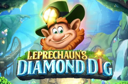 Leprechauns Diamond Dig Slot Logo