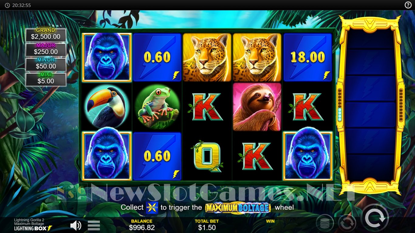 Lightning Gorilla 2 Maximum Boltage Slot Slot Image in Demo - pic. 3