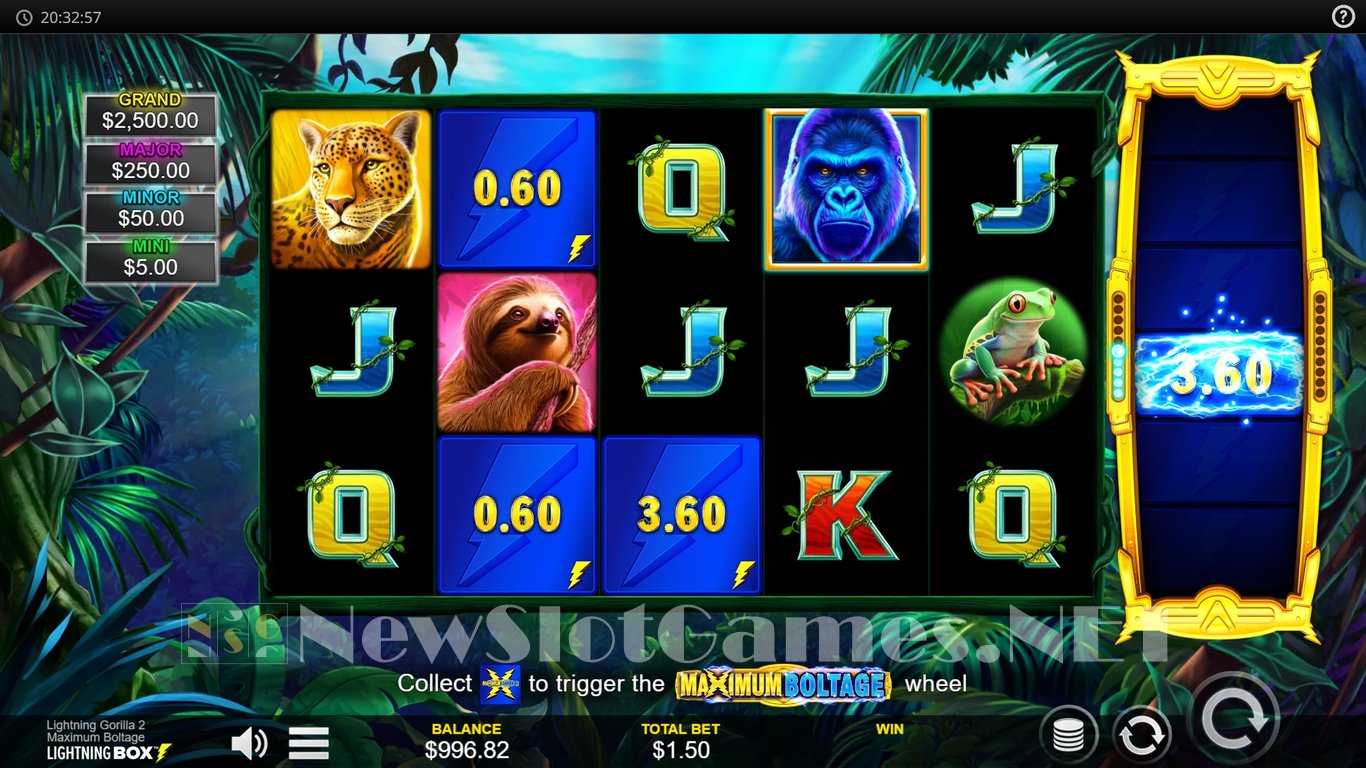 Lightning Gorilla 2 Maximum Boltage Slot Slot Image in Demo - pic. 4