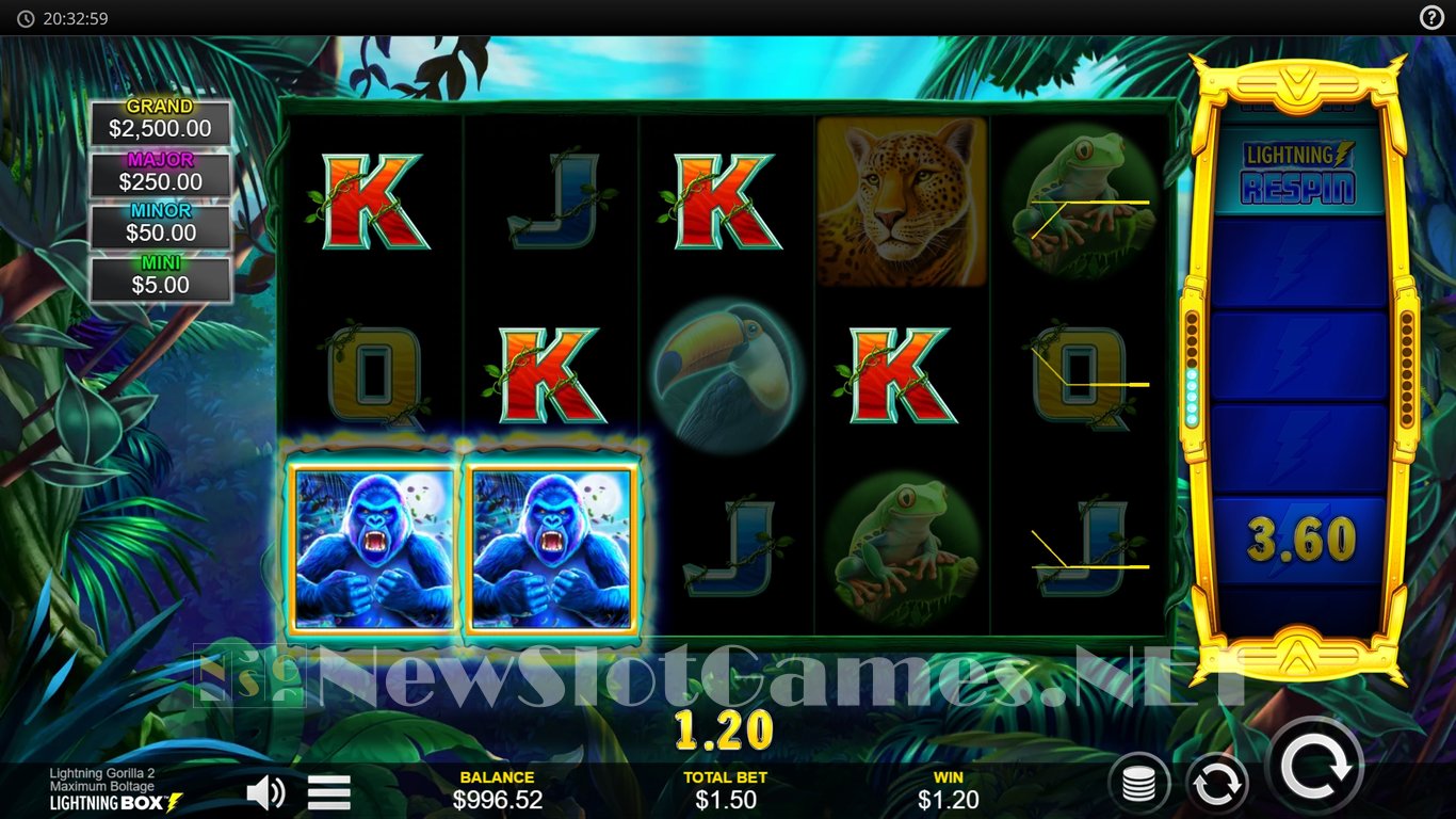 Lightning Gorilla 2 Maximum Boltage Slot Slot Image in Demo - pic. 5