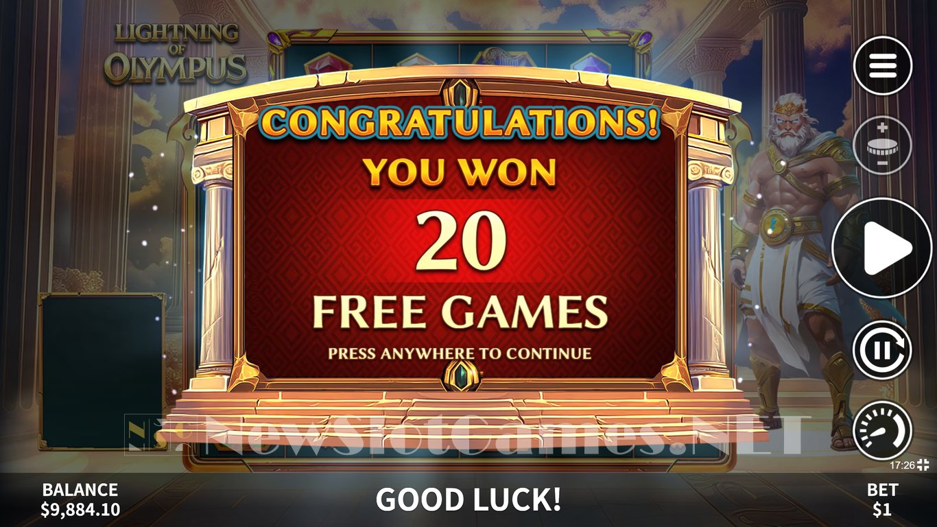 Lightning of Olympus Slot Slot Image in Demo - pic. 9