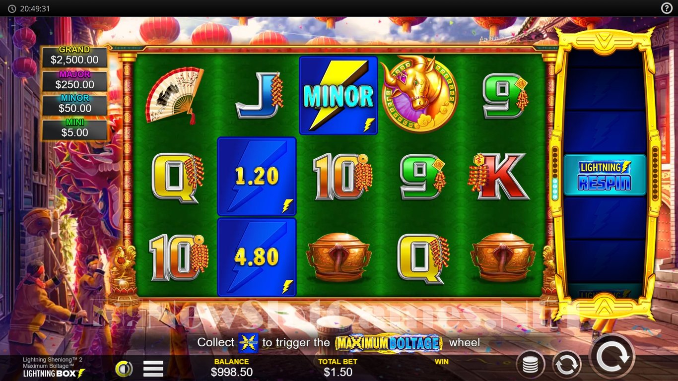 Lightning ShenLong 2 Maximum Boltage Slot Slot Image in Demo - pic. 2