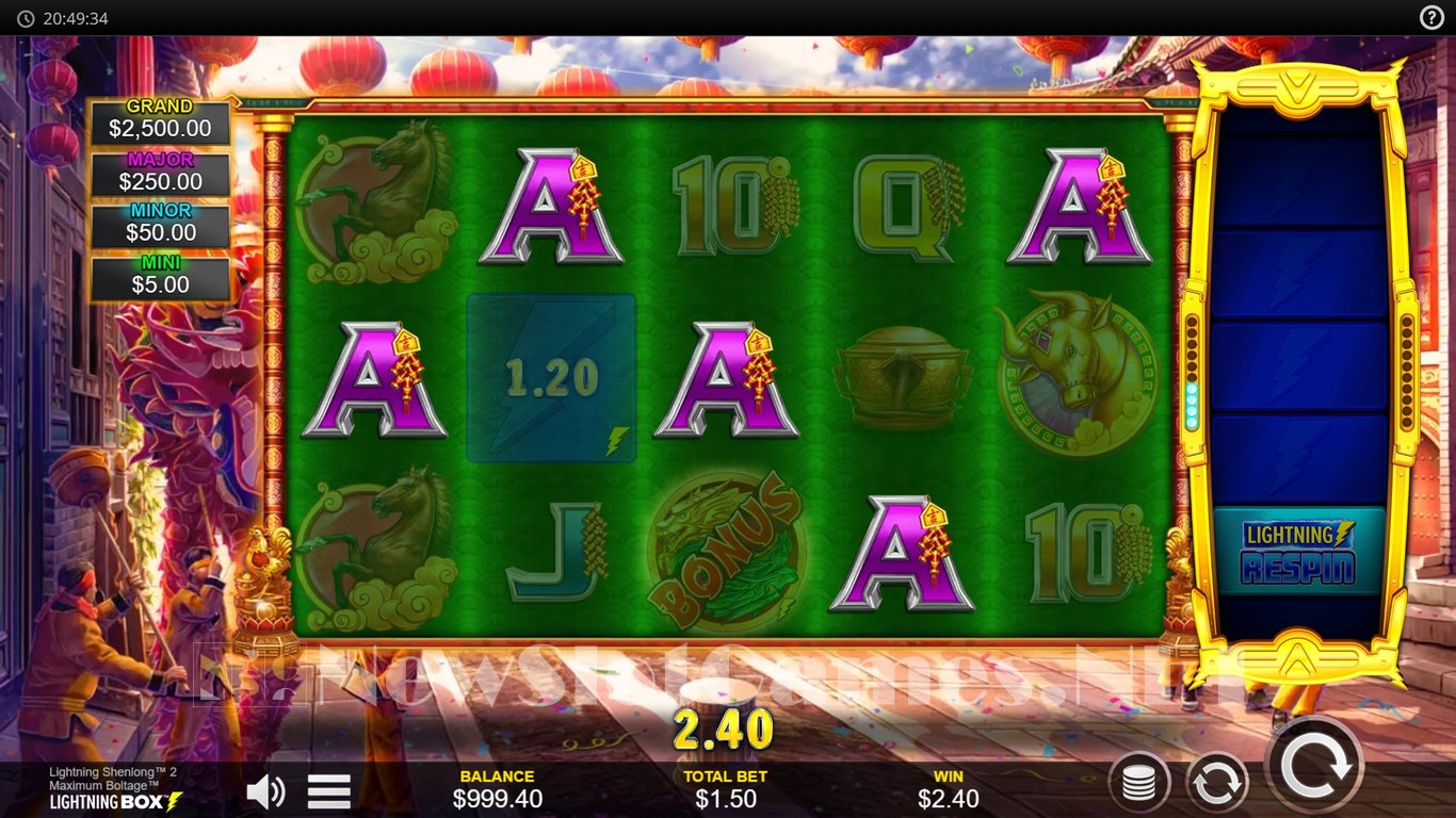 Lightning ShenLong 2 Maximum Boltage Slot Slot Image in Demo - pic. 3