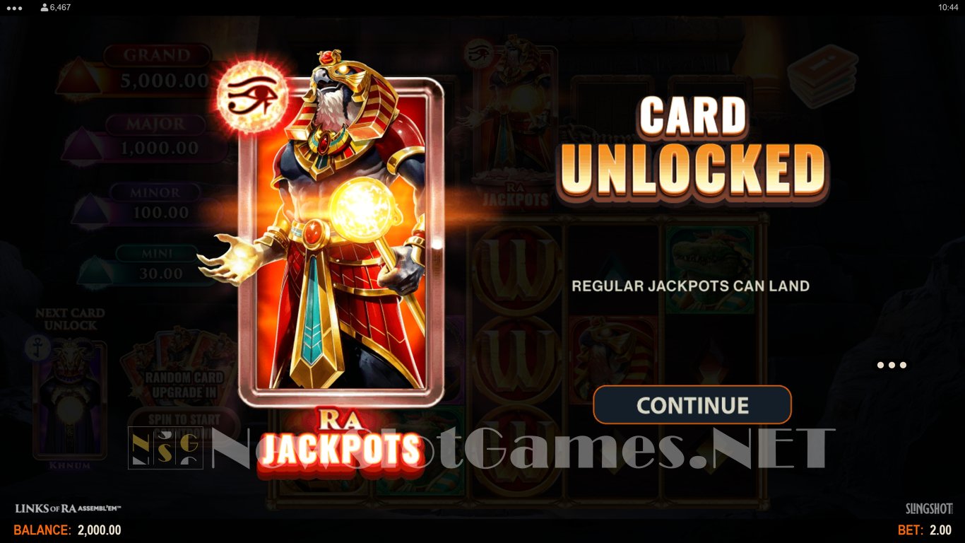 Links of Ra Assemblem Power Combo Slot Demo Image