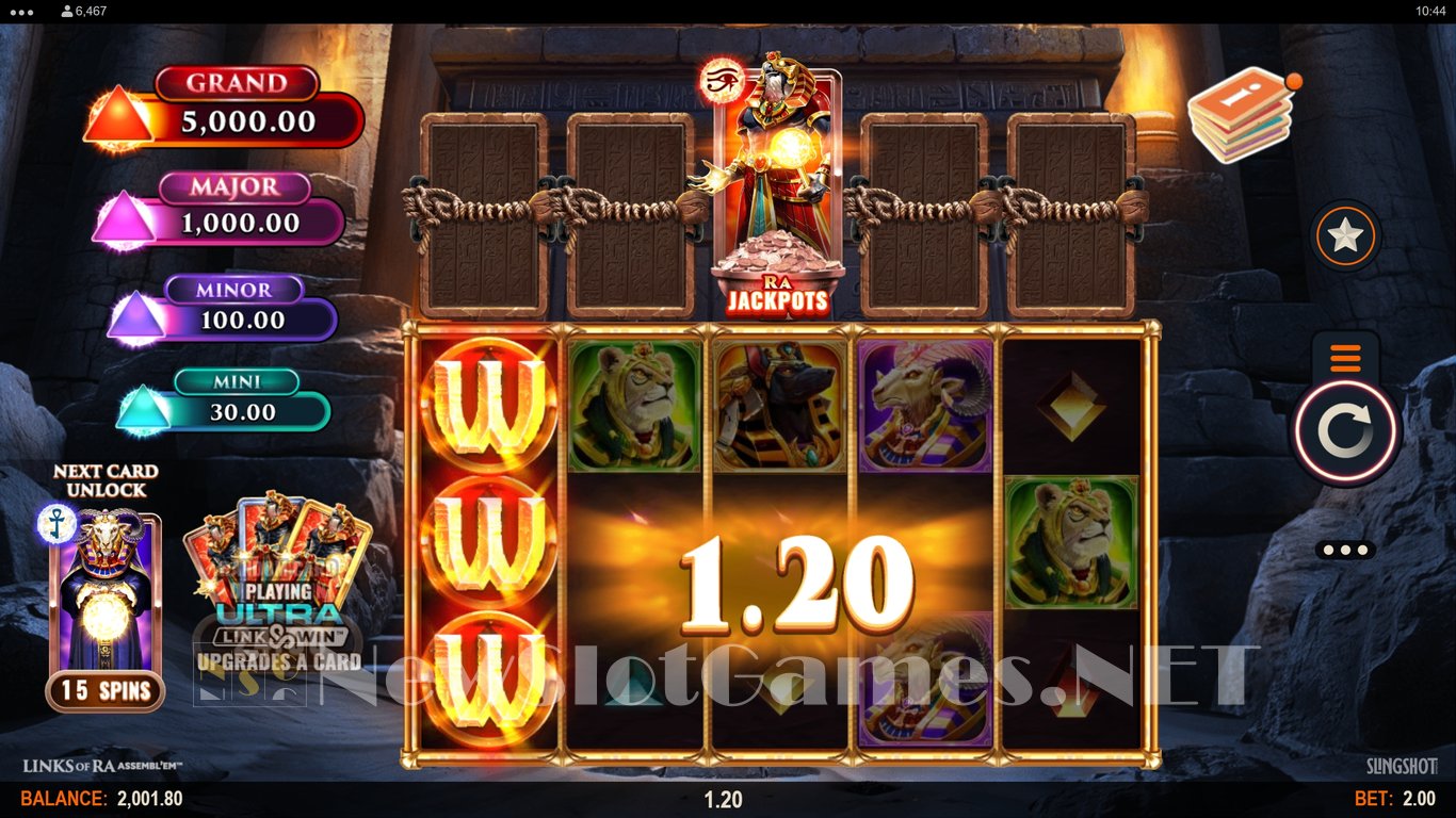 Links of Ra Assemblem Power Combo Slot Slot Image in Demo - pic. 3