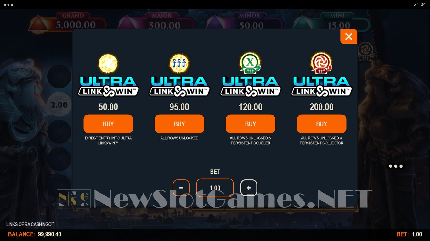 Links of Ra Cashingo Slot Slot Image in Demo - pic. 6