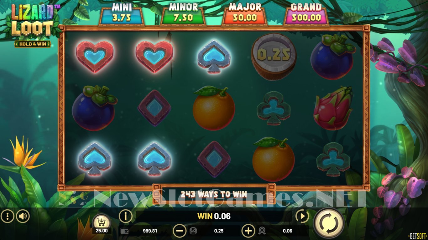 Lizard Loot Hold & Win Slot Demo Image