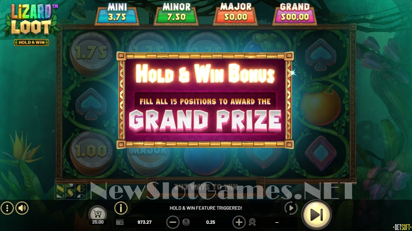 Lizard Loot Hold & Win Slot Slot Image in Demo - pic. 5