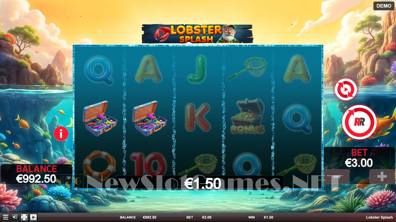 Lobster Splash Slot Slot Image in Demo - pic. 2