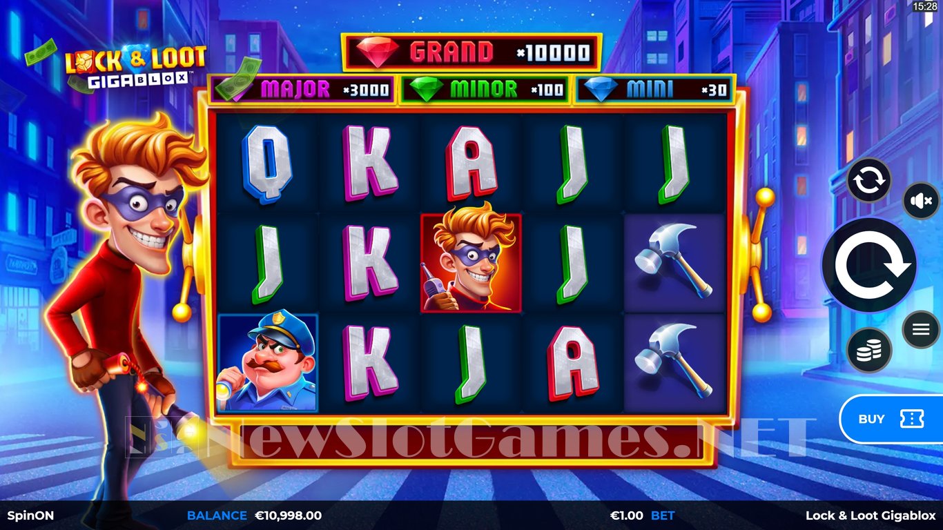 Lock & Loot Gigablox Slot Slot Image in Demo - pic. 3