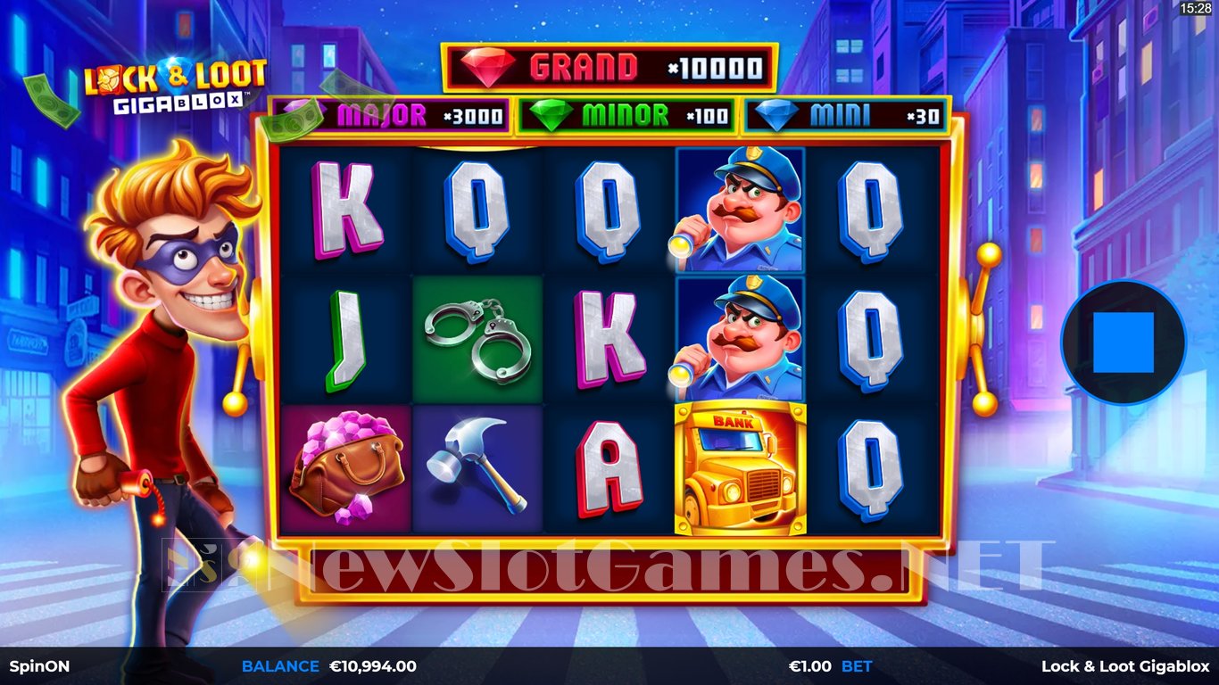 Lock & Loot Gigablox Slot Slot Image in Demo - pic. 4